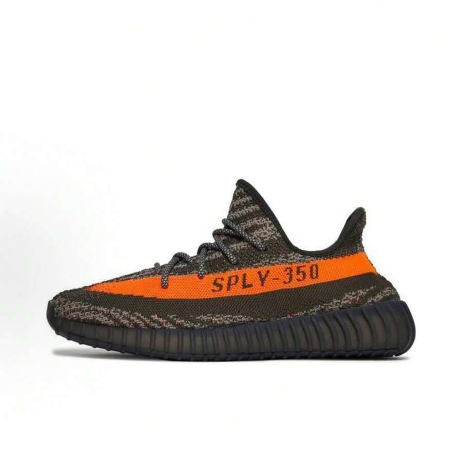 Adidas Originals Yeezy Boost 350 V2: Comfortable, Versatile, Durable, Low-Top Casual Shoes, Unisex, Grey And Orange. - 灰色 - 查看 1