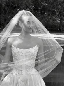Royal Corset Lace Appliqué Satin Ball Gown Wedding Dress, Wedding Dresses For Bride, Elegant And Comfortable, Including Plus Size, Bridal Gown, Formal Dresses For Women, Suitable For Wedding, Party, Vacation, Bride, Formal Occasions, Dinner Dress, Prom Dress, After-Party Dress, Homecoming Dress, Cocktail Party, Birthday Party, Celebration, Gala, Festival, Ceremony - 白色 - 查看 4