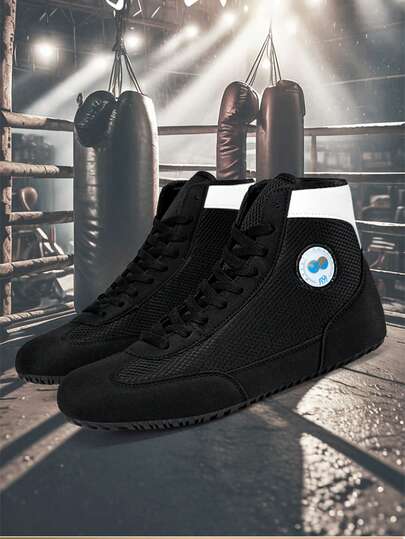 男女通用拳击鞋、透气综合格斗训练鞋、专业摔跤鞋、户外运动鞋