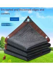 1 Piece Of Black Shade Net, Shade Cloth, Shade Sail, Shade Curtain, Effectively Sunproof And Heat-Insulating, Suitable For Garden Flowers And Greenhouses - A - View 1