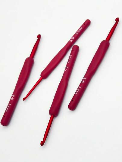 9件套初学者钩针编织套装 - 包含全套钩针、毛线、图样和配件 - DIY编织工艺品，多种尺寸：2.0毫米、2.5毫米、3.0毫米、3.5毫米、4.0毫米、4.5毫米、5.0毫米、5.5毫米、6.0毫米