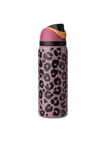 2026 New OWALAo Free.Sip Luminous Cup Limited Edition 32 Oz Stainless Steel Sports Water Bottle. Leak Proof With Pop-Up Lid, Easy To Clean. Available In A Variety Of Colors, The Pattern Is Clear And Exquisite. Designed For Water Drinkers, Suitable For Tourism, Camping, Running, School, Fitness, Halloween, Thanksgiving Day. New Fashion Water Bottle For Women, Girlfriend, Wife, Family Members, Friends, Students. (945ml) - 32oz/945ml - 查看 22