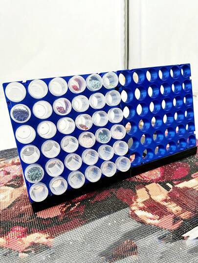 36 Grid Diamond Painting Tool, Round Bottle Size, Does Not Take Up Space, Easy To Hold, Multi-Functional Tool