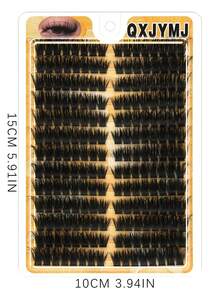 13pcs Fluffy Lash Clusters, Thick Lash Clusters, DIY Lash Clusters, Individual Lashes, Extra Thick & Long Lash Clusters, Curled Individual Lashes, Thin & Long Lashes, Extra Long Cartoon Lashes, Suitable For Beginners At Home, Extra Thick False Lashes, Applicable For Various Occasions Like Weddings And Galas, Free DIY - View 5