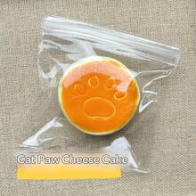 1个2026新款硅胶猫爪挤压玩具，芝士蛋糕纹理减压玩具，慢回弹捏捏乐，生日、节日、情侣、圣诞节、游戏玩家的理想礼物 - 彩色 - 查看 11