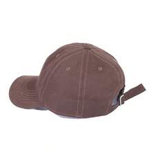 Unisex Cap With Motivational Phrase "Good Life, Breeze And Peace" Curved Brim Adjustable Hat Basic Vintage Style Classic Casual Everyday Premium Fabric For Outings, Sun, Heat, And Holidays - 鏽棕色 - 查看 3