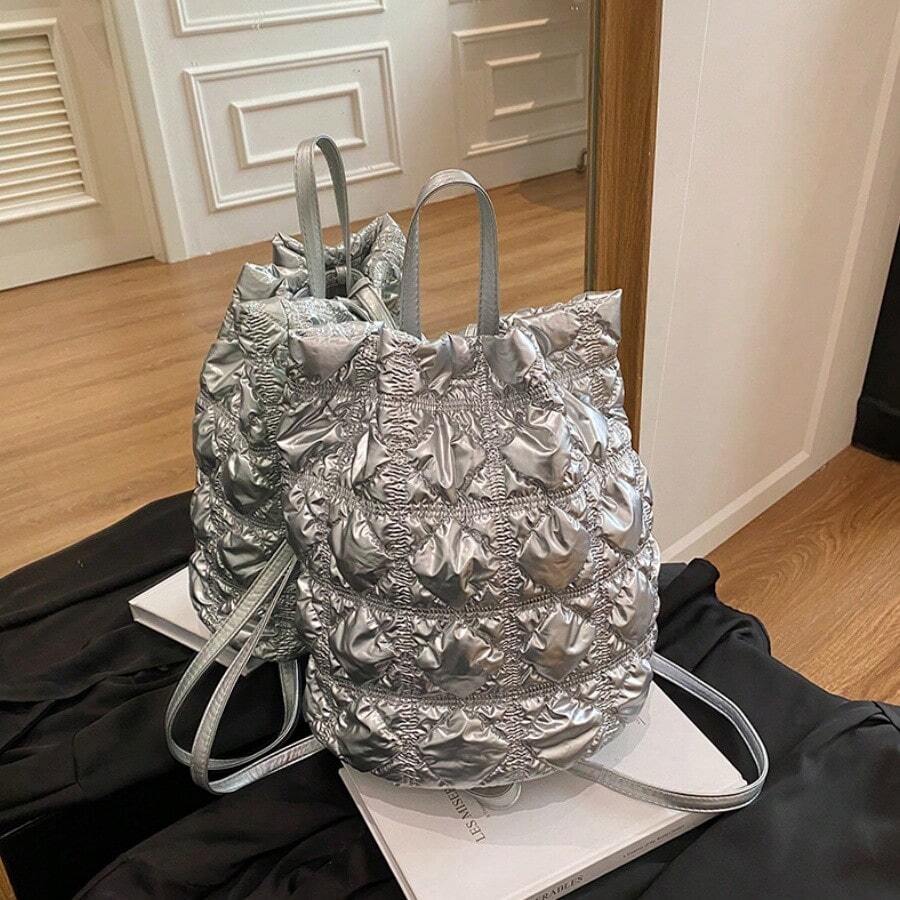Outdoor Lightweight Backpack - Silver - View 1