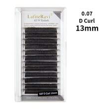 1pc LafiteRavi 6D Pre-Made Eyelash Cluster, W-Shape 0.07mm Faux Mink Natural Soft Blooming Lashes, Self-Curling Thick Eyelash Cluster, Eyelash Cluster, Individual Lashes, False Eyelashes - Black - View 15