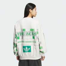 Adidas Originals Áo nỉ cổ tròn nam COURT CREW KG3144 - trắng - Xem 3