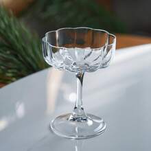 4/2/1 套装高脚杯，含花朵香槟杯、鸡尾酒杯、葡萄酒杯、甜点杯、冰淇淋杯，适用于家庭/餐厅/派对，适合情人节、圣诞节、斋月、复活节等各种节日。 - 查看 9