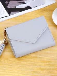 Customized Heart-Shaped Tassel Wallet, Personalized Text Women's Card Holder, Bridesmaid Gift, Newlywed Gift, Perfect Gift For Girlfriend - Multicolor - View 18