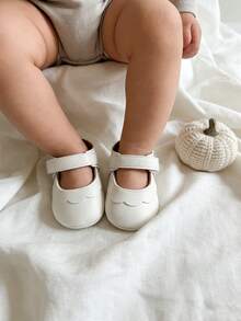 Infant/Toddler Girls' Mary Jane Shoes, PU Leather Soft Bottom Anti-Slip Princess Dress Shoes With Bow, Wedding Party Anti-Slip Princess Wedding Dress Shoes - White - View 8