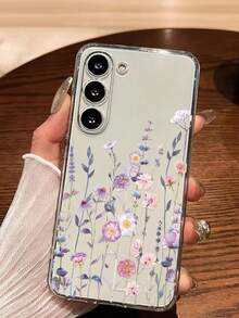1个创意花卉软壳手机壳，兼容 17/17 Air/17 Pro/17 Pro Max、荣耀、Galaxy A04e/12/A13/A14/A34/A50/A52/A53/A54/S21/S22/S23/S24/S25/S25 Ultra、6A/7A/8A、12T/13T，国际版（不适用于国内版） - 無色 - 查看 6