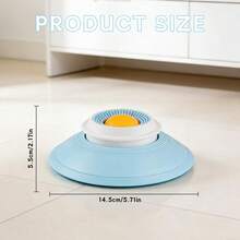 Dog Lick Bowl,Dog Lick Toy For Dogs & Cats With Non-Slip Base,Dog Licking Bowl With Ball,Dog Licking Toys For Dogs With Anxiety,Slow Feed Liquid Dog Bowl For Liquid & Soft Food(Yellow) - màu xanh da trời - Xem 7