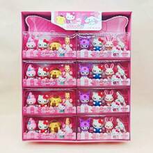 Sanrio 4件套三丽鸥3D橡皮擦，创意惊喜学生男女通用高品质可堆叠橡皮擦，清洁无痕，适合节日、派对、奖品、礼物（随机4件套） - 彩色 - 查看 12