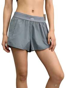 Alo Yoga Women's Grandstand Tennis Shorts | Lightweight Performance Fabric | Loose Fit Breathable Athletic Shorts | Luxury Studio-To-Street Comfortable Workout Bottoms - View 1