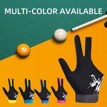 boodun 1pc Left Hand Snooker Billiard Glove, Elastic Breathable Non-Slip Billiard Table Tennis Sports Glove, Professional Glove - Yellow - View 5