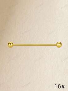 Khuyên tai sụn JIESIBAO mạ vàng dành cho nữ, khuyên tai vòng bằng thép không gỉ, khuyên tai dạng phẳng cho tai nhạy cảm, khuyên tai septum, khuyên tai industrial bar, khuyên tai rook, khuyên tai sụn, khuyên tai rook tragus, khuyên tai conch, khuyên tai helix, trang sức xỏ khuyên hàng ngày, quà tặng - Vàng - Xem 9