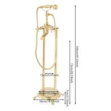 LOYALHEARTDY Freestanding Bathtub Faucet, Floor-Mounted Tub Filler, Bathtub Faucet - A - View 9