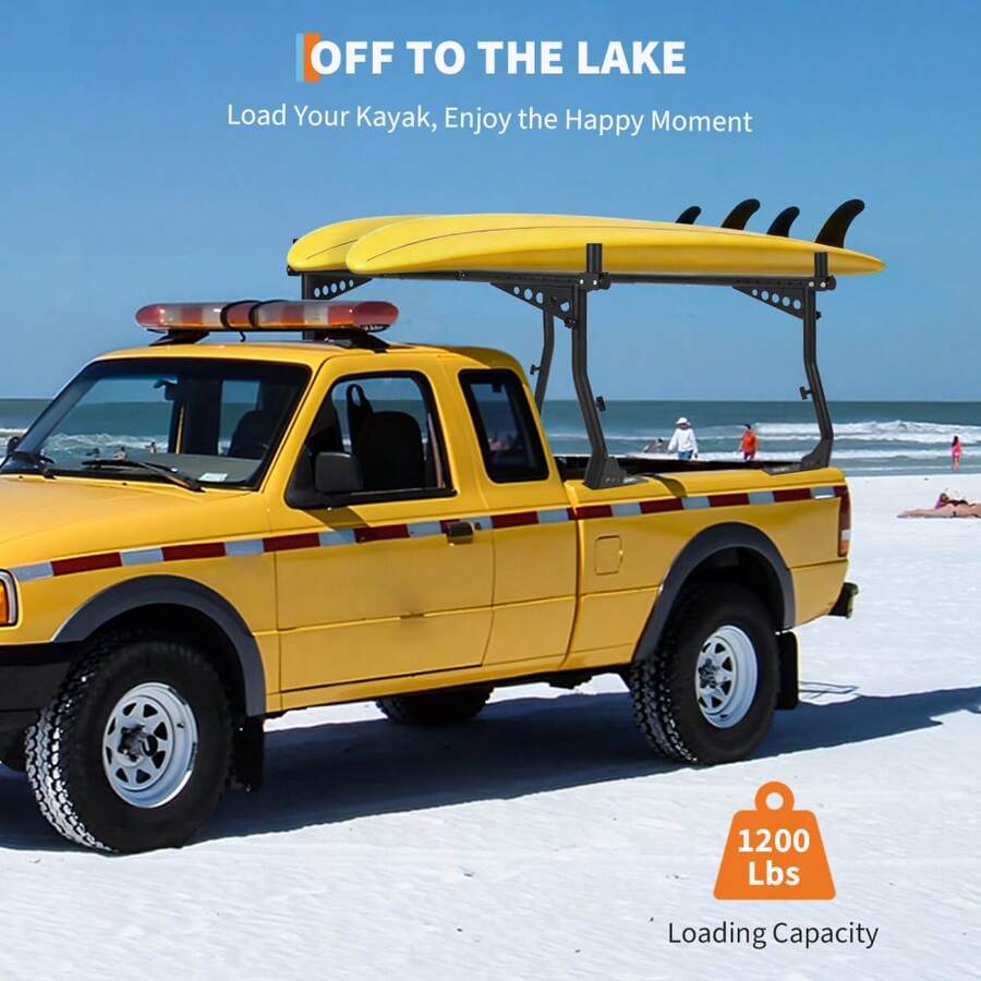 Truck Ladder Rack - أسود - مشاهدة 1