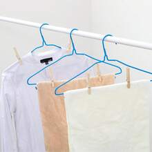 10/30/50pcs Wooden Clothes Pins, Approx. 7.2cm/2.8in Length - Multicolor - View 6