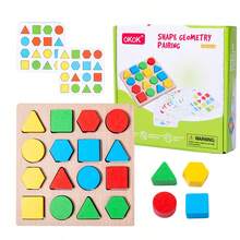 Bộ đồ chơi ghép hình và nhận biết màu sắc bằng gỗ cho trẻ em từ 2-4 tuổi, phù hợp cho bé trai và bé gái, giúp nhận biết màu sắc và hình dạng thông qua trò chơi tương tác. Bộ sản phẩm gồm 30 thẻ trò chơi, là món quà sinh nhật/ngày thiếu nhi tuyệt vời. - Nhiều màu - Xem 10