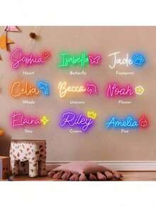 Customizable Dimmable LED Neon Light Decor, Personalized Neon Light Sign For Wedding, Valentine's Day Gift, Home Decor, Holiday Neon Light, USB Powered. Romantic Home Decor, Perfect For Wall Decor, Christmas, Halloween, Party, Thanksgiving, Bar, Bedroom, Ladies, Wedding, Birthday - Trắng ấm - Xem 10