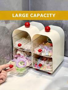 2-Tier Acrylic Coffee Station Organizer For Capsules Tea Bags Snacks Countertop Organizer Coffee Station Caddy Bathroom Makeup Organizer Multifunctional Drawer Storage Container For Home Office Men Women Storage Organization Kitchen Accessories - Multicolor - View 11