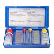 PH & Chlorine Water Test Kit, Water Quality Testing Tool For Swimming Pool, Hydroponics, Aquarium - A - View 6