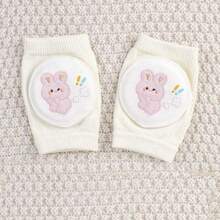 Miếng bảo vệ đầu gối thêu màu trắng tinh khôi cho trẻ em, dụng cụ bảo hộ thể thao unisex, miếng bảo vệ khuỷu tay bằng xốp chống ngã, miếng bảo vệ đầu gối dạng lưới cho bé tập bò. - Nhiều màu - Xem 18