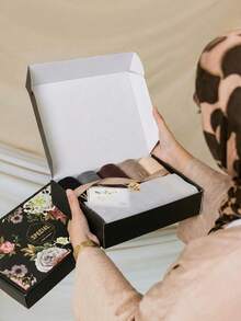 1 Box Premium Jersey Hijab Set, 5pcs Headscarves + 2pcs Hair Clips, Muslim Turbans, Daily Casual Outdoor Hijab, Breathable Shawl, Scarf Set, Gift Box, Holiday Gift - Multicolor - View 12