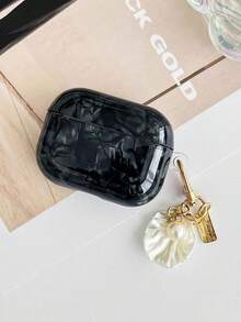 1pc Black Shell Texture TPU Shockproof Protective Case For AirPods Pro 2 Wireless Bluetooth Earphones - Multicolor - View 10