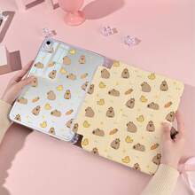 1个带笔槽的多角度磁吸支架保护套，支持自动休眠/唤醒功能，适用于Pro/Air/三星Galaxy A9/S9/S7/S10+/小米Pad 5/6/7等平板电脑。 - 彩色 - 查看 2