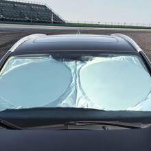 New Car Sunshade Front Windshield Sun Screen Car Interior Heat Insulation Cover Sunshade Umbrella Panel - A - View 3