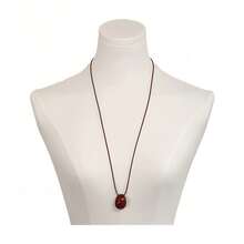 1件时尚百搭长款串珠蜡绳项链，网红同款卫衣链，优雅锁骨链 - 吊墜項鍊 - 查看 3