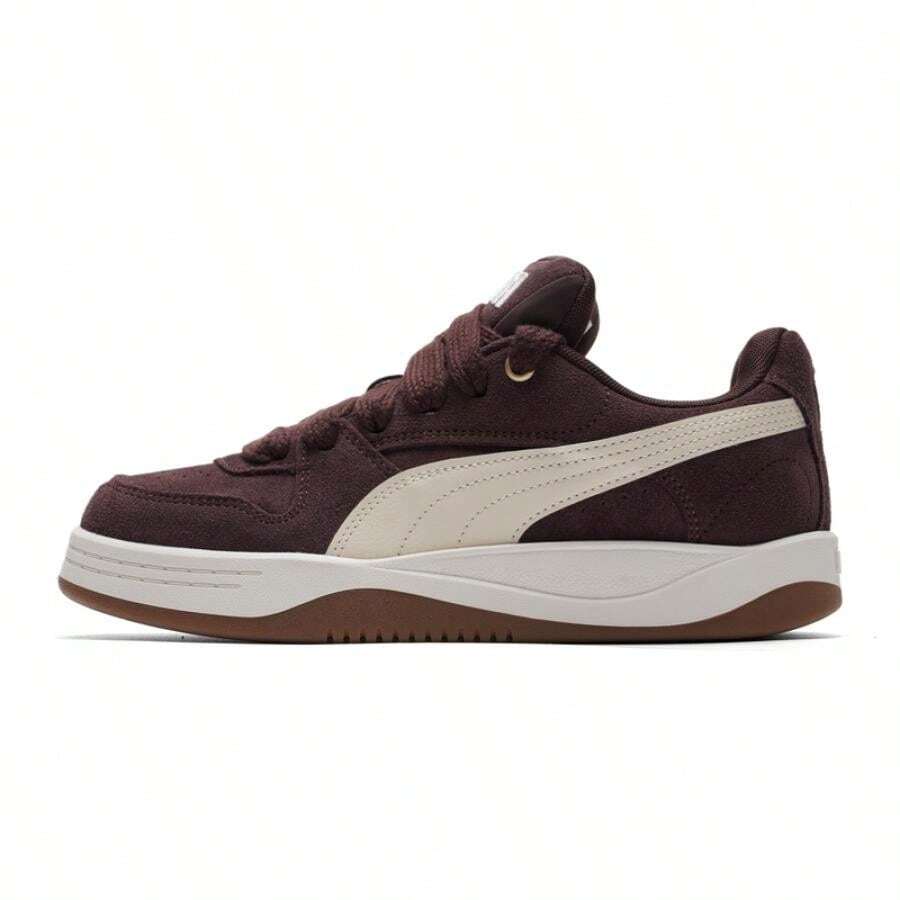 Puma Women's Park-Luna-SD Sneakers, Lightweight & Comfortable Casual Daily Shoes, Low-Top Sneakers 402510-08 - Chocolate Brown - - View 1