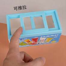 Caja de almacenamiento de estantería de caramelos de supermercado en miniatura, decoración de juguete en miniatura para casa de muñecas - Multicolor - Ver 2