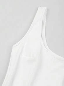 Women's Sexy And Elegant Spaghetti Strap Fitted Mini Dress, Suitable For Vacation, Casual Wear, And Everyday Wear. Women's Dress, Women's Bottoms, Women's Clothing. - White - View 6