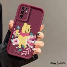 Miniso Disney Winnie The Pooh Floral Phone Case Suitable For Samsung Galaxy S25 Ultra/S25 Plus/S25/Galaxy S24 Ultra/S24 Plus/S24/S24 FE/S23 Ultra/S23 FE/S22Ultra/S22 Plus/S22/S21 Ultra/S21 Plus/S21/S21 FE/A13/A14/A15/A16/A17/A33/A34/A35/A36/A52/A53/A54/Galaxy Note20Ultra/Galaxy Note20 Galaxy S25 Case Galaxy S25 Case Galaxy S25 Ultra Case Plus Stocking Stuffers The Girlfriend - 白色 - 查看 3