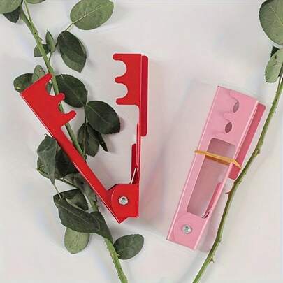 Floral Deblooming Tool, Modern Metal Flower Stem Deburring Pliers, Leaf Thorn Remover Tool For Florists, Rose Thorn Cutter, Rose Thorn Remover, Essential Peeling And Floral Tool, Must-Have For Florists And Gardening Enthusiasts