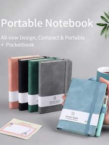 Cuaderno con correa, piel sintética agradable a la piel, cuaderno de diario personalizado para estudiantes, planificador diario - Correa - Ver 4