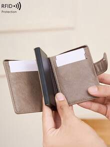 CHARM INFINITE Multifunctional PU Leather Card Case Portable Coin Purse Large Capacity - Multicolor - View 8