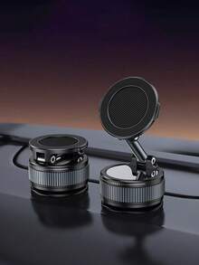 Universal 3-Axis Magnetic Vacuum Phone Mount – 360° Rotating, Strong Magnetic & Vacuum Suction, Foldable Design, Durable Alloy Arm, Space-Saving, Anti-Slip Shockproof, Fits All Smartphones And GPS Devices - G66 Magnetic Holder - View 2