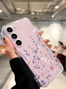 1个创意花卉软壳手机壳，兼容 17/17 Air/17 Pro/17 Pro Max、荣耀、Galaxy A04e/12/A13/A14/A34/A50/A52/A53/A54/S21/S22/S23/S24/S25/S25 Ultra、6A/7A/8A、12T/13T，国际版（不适用于国内版） - 無色 - 查看 7