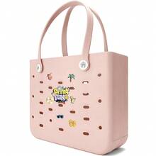 This Extra-Large Capacity EVA Women's Fashion Beach Bag Is A Multi-Functional, Lightweight, And Durable EVA Tote Bag Available In Multiple Colors And Sizes. It's A Casual Shopping Bag, EVA Tote Bag, EVA Shoulder/Handbag Tote Beach Bag, Suitable For Shopping, Travel, Beach, Pool, Camping, And Vacations. - Multicolor - View 23