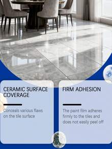 jakehoe 瓷砖修补漆 - 密封并修补瓷砖、地板、墙壁和浴室的裂缝和缝隙。易于施工，持久耐用。 - A - 查看 3