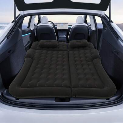 SENDERPICK Inflatable Bed Mattress Car Bed Truck Air Mattress Back Seat Sleeping Beds Quick Inflation Travel Bed With Air Pump Comfortable For Camping Fits Most Car Tent SUV Sedan Pickup Back Seat