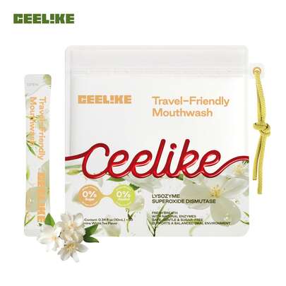  CEELIKE Portable Mouthwash, Light White Camellia Flavor, 300ml