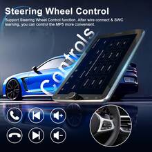 Auto Estereo 1 Din 6+32gb Pantalla Tactil Extraible Carplay&Android Auto - A - Ver 9
