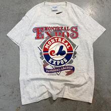 Vintage 1994 Montreal Expos National League MLBs Graphic T Shirt Grey Size S-5XL. - 白色 - 查看 1